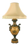 image of Faux Marble Medici Urn Lamp